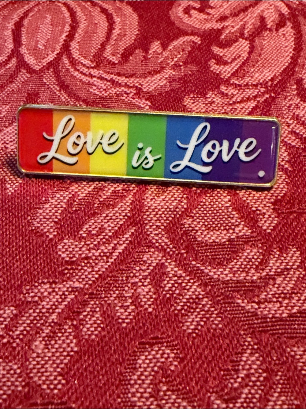 Love is Love Enamel Pin
